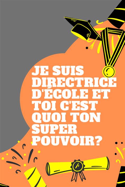 Buy Je Suis Directrice D Cole Et Toi C Est Quoi Ton Super Pouvoir