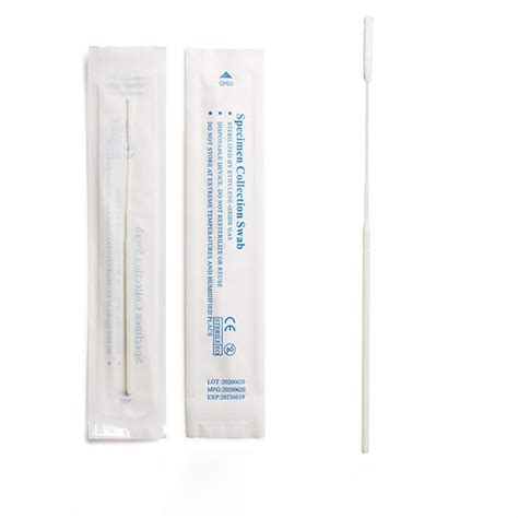 Customized Medical Disposable Specimen Collection Sterile Nylon Flocked