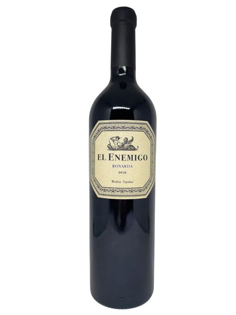 Vinho El Enemigo Bonarda 2019 750ml Glasses Of Wine A Sua Boutique