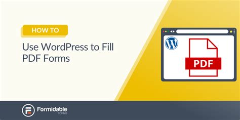 Want To Use WordPress To Fill PDF Forms Heres An Easy Way