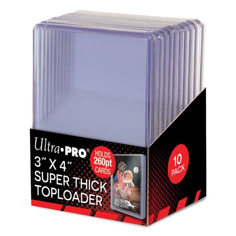 Ultra Pro Super Thick Toploader Pt X The Mana Shop