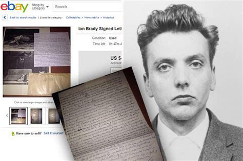 Moors Murderer Ian Brady Letter Removed From Ebay Daily Star