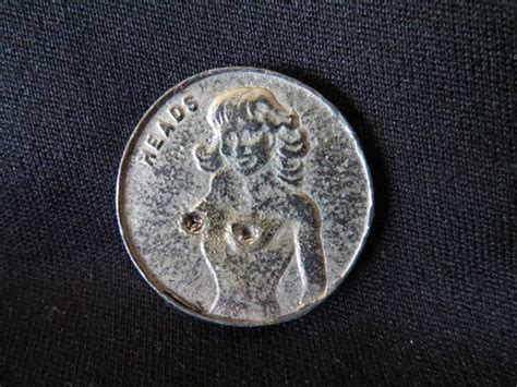 Mystery Factory 1960s Vintage Nude Peep Show Brothel Token Etsy