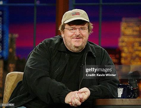 Michael Moore Appears On The Tonight Show Starring Jay Leno Photos And