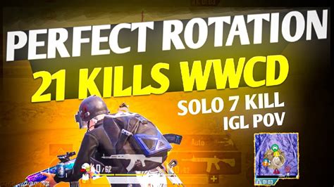 PERFECT ROTATION 21 KILLS WWCD SOLO 7 KILL IGL POV IPHONE 12