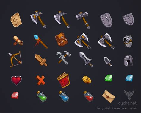 Fantasy Icon Pack By Ravenmore