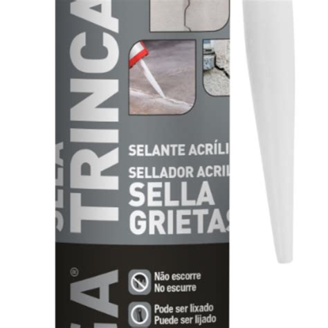 Selante De Uso Geral Sela Trincas Branco Ml Unipega