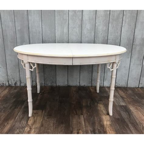 Thomasville Allegro Faux Bamboo Dining Table Chairish