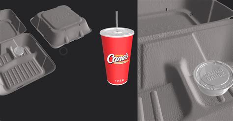 ArtStation - [Work in Progress] - Raising Cane's Box Combo