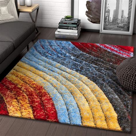 Best yellow shaggy living room rug - Your House