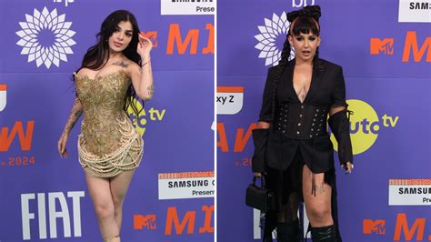 Romina Marcos Hija De Niurka Empuja A Karely Ruiz Durante Premios MTV