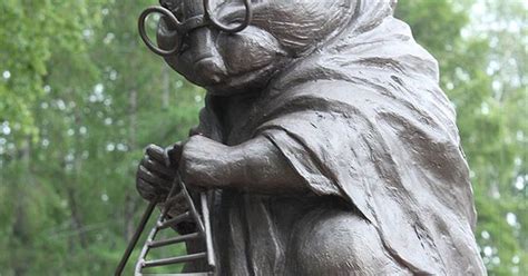 A Statue In Akademgorodok Novosibirsk Russia Depicting A Mouse