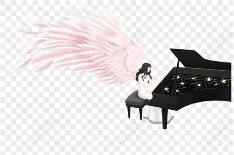 Piano Angel, Soft Piano, Pianist, Soft Ppiano PNG Transparent ...