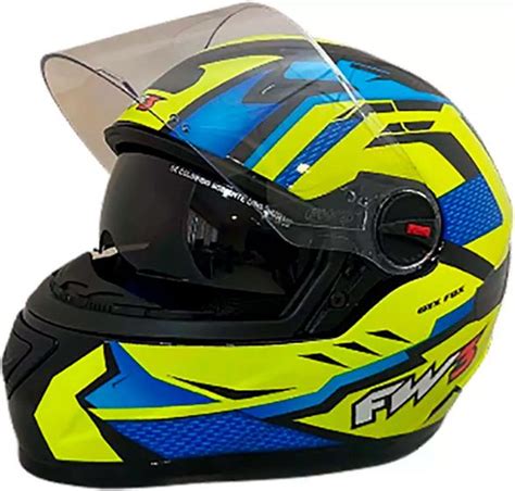 Capacete Moto Fechado Gtx Fox Fw Culos Fum V Rias Cores Capacete