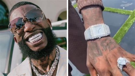 Gucci Mane Revela Rel Gio Cravejado De Diamantes De Milh Es De