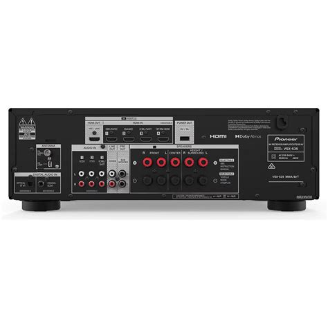 Pioneer VSX 535DAB Noir Ampli home cinéma Garantie 3 ans LDLC