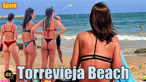 Torrevieja Spain Playa Del Cura Beach K View Spain