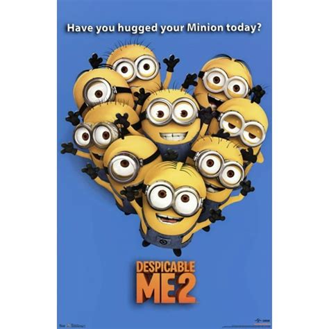 Despicable Me 2 - Minions Hug Poster Print (24 x 36) - Walmart.com ...