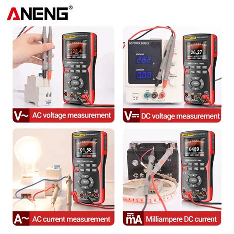 Aneng Aos Digital Oscilloscope Transistor Test Multimeter Ms S