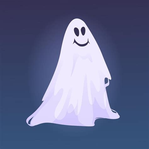 Fantasma Espeluznante De Halloween Aislado De Personajes Disfrazados De