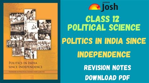 Cbse Class 12 Political Science Politics In India Since Independence