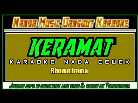 Keramat Karaoke Dangdut Koplo Rhoma Irama Nada Cewek Triaz