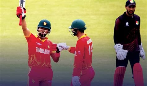 Raza Stars As Zimbabwe Sink Singapore