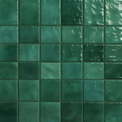 Premium Photo | Seamless texture pattern of green tiles