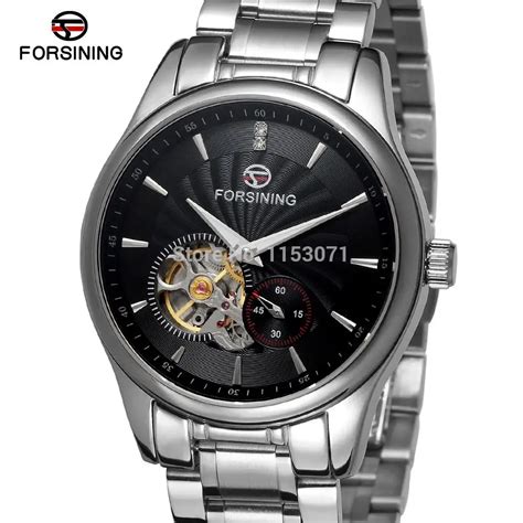 Forsining Men S Watch Classic Automatic Movement Stainless Steel Case