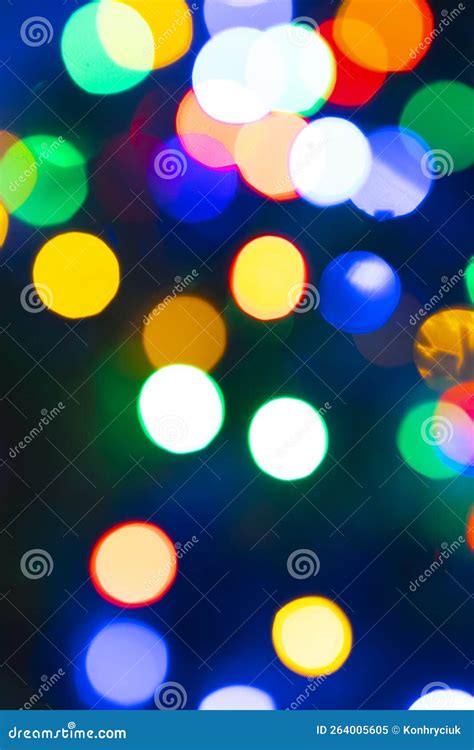 Background with Colorful Blurred Christmas Lights Stock Image - Image ...