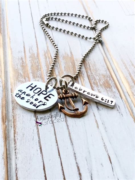 Hope Anchors The Soul Hebrews 6 19 Religious Faith Christian Etsy