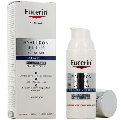 Eucerin Hyaluron Filler Soin De Nuit Extra Riche Ml