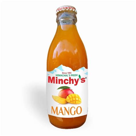 Minchy S Mango Drink Mango Juice Mango Fruit Juice Packaging Type Glass Bottle Packaging