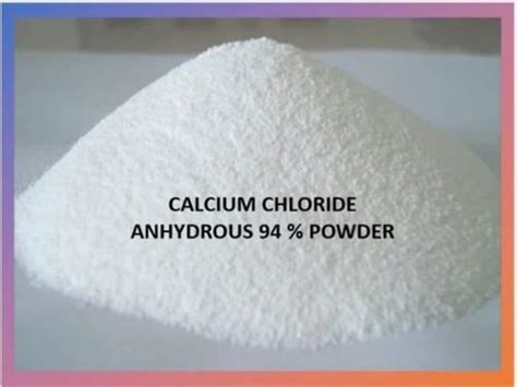 technical grade purity  calcium chloride anhydrous powder bag