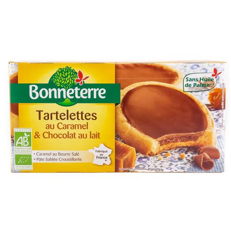 Bonneterre Tartelettes Caramel Beurre Salé et Chocolat au Lait 125g