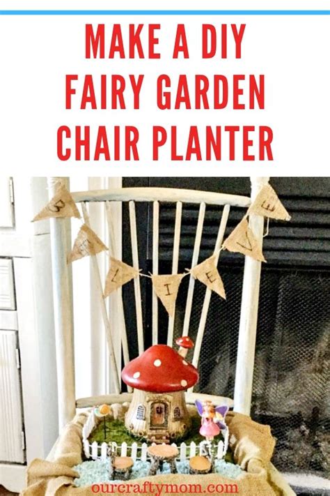 Make An Enchanted Fairy Garden Chair Planter