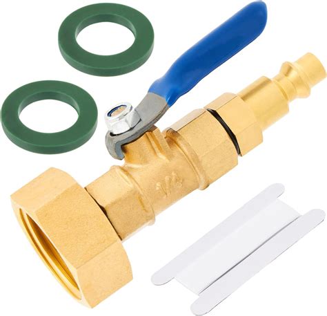 Amazon Brass Rv Winterize Blowout Adapter Inch Male Quick