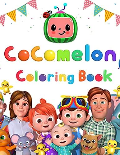 Cocomelon Coloring Book: CoComelon kids coloring book, Wonderful gift ...