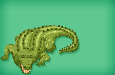 Green Crocodile Background Vector Art At Vecteezy