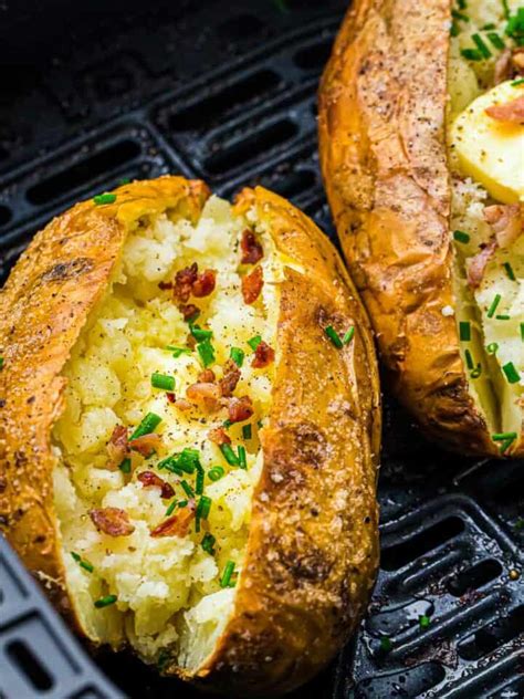 Air Fryer Jacket Potatoes Done Right Crispy Fluffy Perfection