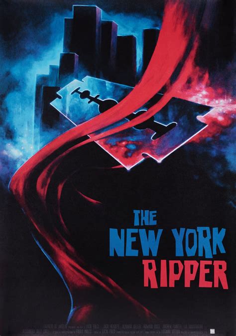 The New York Ripper Original R Swedish B Movie Poster