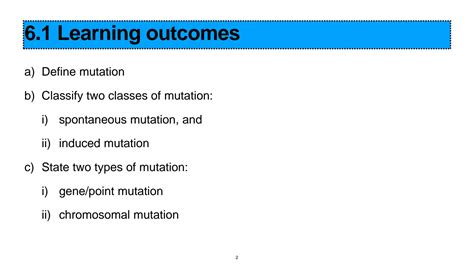 SOLUTION Ch06 Mutation Db014 2022 2023 Mas Edited Studypool