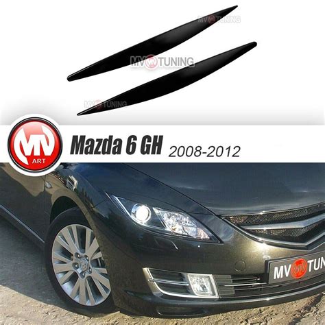 Eyelids Headlights Covers For Mazda 6 GH Atenza 2008 2009 2010