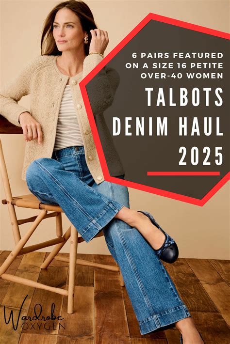 Talbots Denim Haul on a 16 Petite | Wardrobe Oxygen