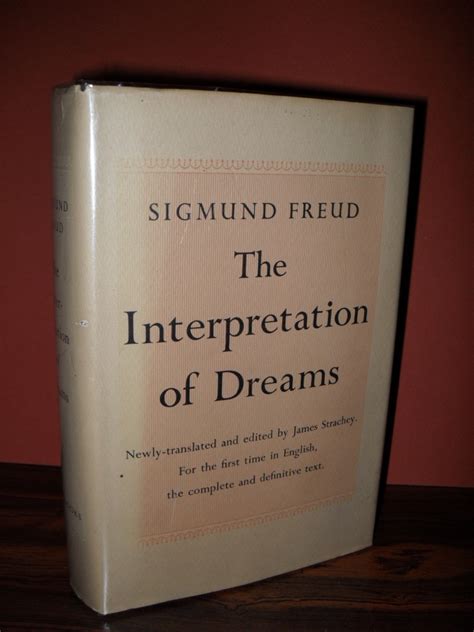 The Interpretation Of Dreams By Freud Sigmund Edited And Translated By