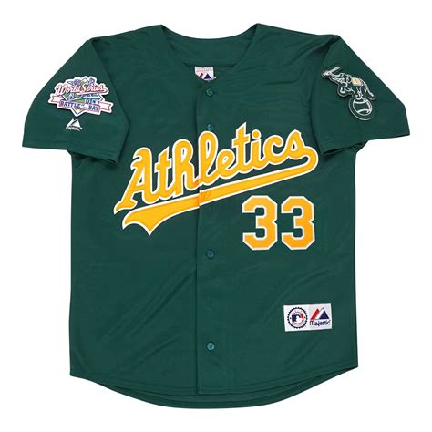 Jose Canseco Oakland Athletics World Series Alternate Green Men S