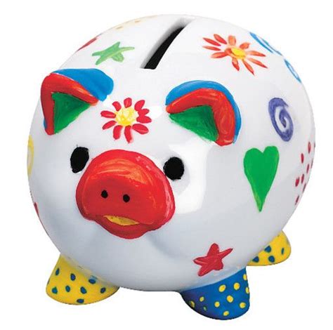 Make Your Own Piggy Bank Kit Animal Crafts For Kids Animal Projects