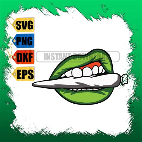 Fumar Labios Svg Lips Png Cannabis Png File Weed Png Etsy Espa A