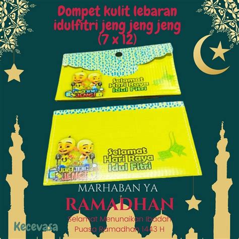 Jual Dompet Angpao Thr Lebaran Idul Fitri Anak Karakter Lucu Unik