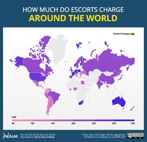 The Price Of Sex Around The World Mapped From 10 To 10 000 A Day